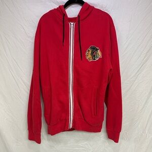 Chicago Blackhawks Hoodie - Red - Wright and Dotson - Size L